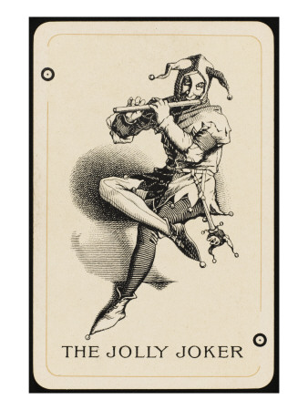 Scary Joker Card
